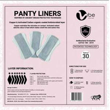 Load image into Gallery viewer, Vibe Naturally medicated Panty liners - 140mm,180mm
